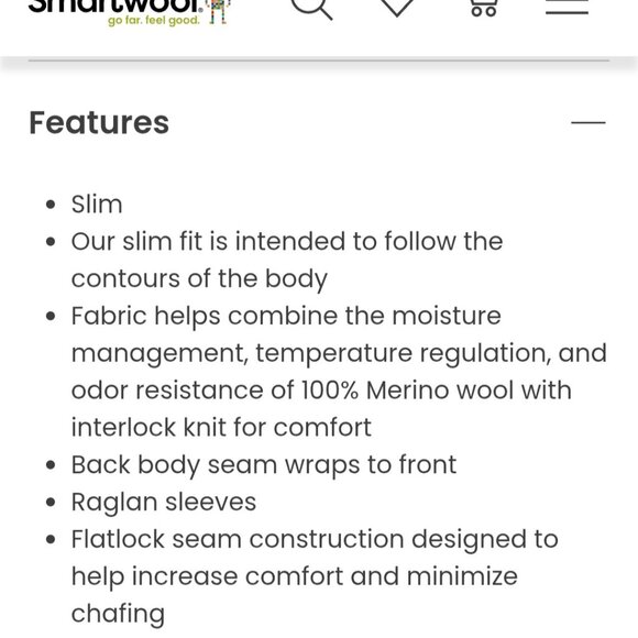 Smartwool 100% Merino TOP 2XL, 250 gsm, Purple Iris Heather NWOT - Picture 11 of 14